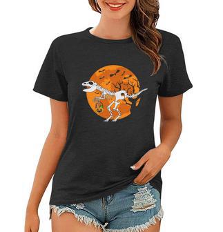 Dinosaur Funny Halloween Quote Women T-shirt - Monsterry