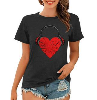 Dj Heart Music Women T-shirt - Monsterry AU