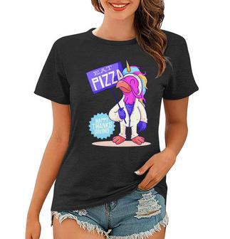 Eat Pizza Funny Happy Thanksgiving Women T-shirt - Monsterry AU