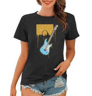 Electric Guitar Musical Instrument Women T-shirt - Monsterry AU