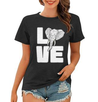 Elephant Love Gifts Cute Elephant Graphic Save Animal Lover Women T-shirt - Monsterry DE