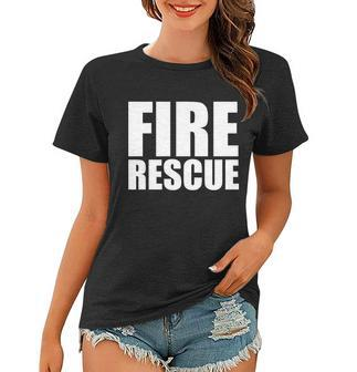 Fire Rescue Tshirt Women T-shirt - Monsterry DE