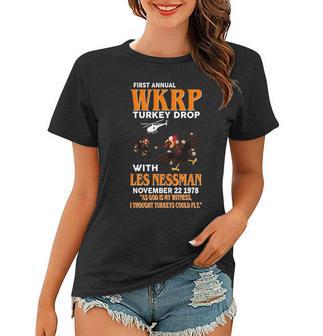 First Annual Turkey Drop Turkey Tshirt Women T-shirt - Monsterry AU