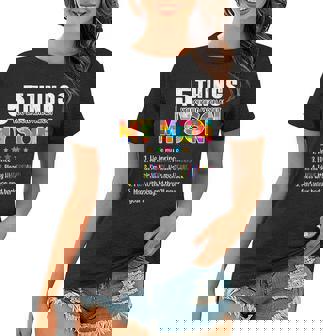 Five Things You Should Know About My Son Autism Tshirt Women T-shirt - Monsterry