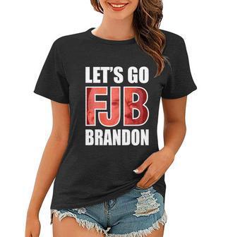Fjb Lets Go Brandon V2 Women T-shirt - Monsterry