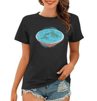 Flat Earth Theory Women T-shirt - Monsterry UK