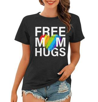 Free Mom Hugs Lgbt Heart Women T-shirt - Monsterry