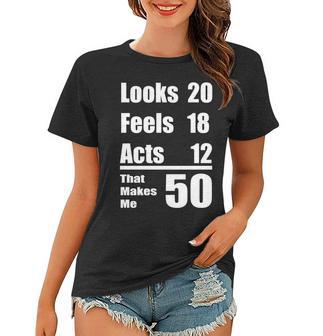 Funny 50Th Birthday Fifty Years Tshirt Women T-shirt - Monsterry DE