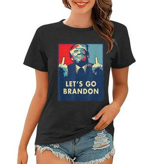 Funny Anti Biden Donald Trump Let’S Go Brandon Women T-shirt - Monsterry