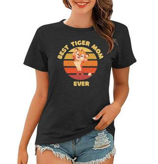 Funny Best Tiger Mom Ever Women T-shirt | Mazezy