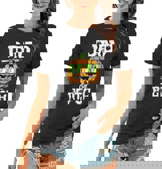 Funny Halloween Family Matching Pumpkin Dad Of The Patch Women T-shirt - Thegiftio UK