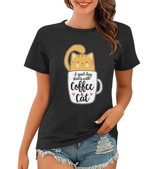 Funny Orange Cat Coffee Mug Cat Lover Women T-shirt - Monsterry CA