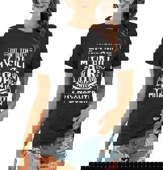 Funny Protective Dad Grill Gift Grilling Fathers Day Bbq Gift Graphic Design Printed Casual Daily Basic V2 Women T-shirt - Thegiftio