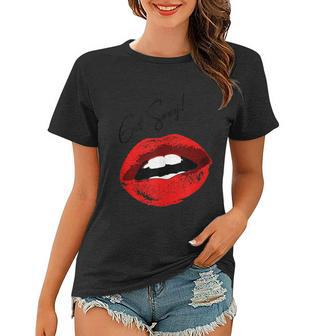 Get Sexy Red Lipstick Lips Sexy Graphic Picture Graphic Design Printed Casual Daily Basic Women T-shirt - Thegiftio UK