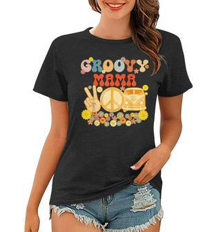 Groovy Mama Retro Matching Family Baby Shower Mothers Day Women T-shirt - Thegiftio UK