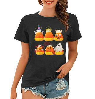 Halloween Candy Corn Ghosts Witch Costume Adult Kids Girls Women T-shirt - Seseable