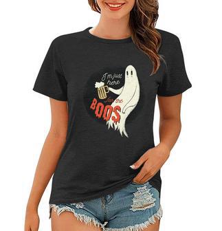 Halloween Drinking Ghost V2 Women T-shirt - Thegiftio UK