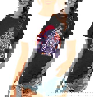 Halloween Video Gamer Skeleton Tshirt Women T-shirt - Monsterry