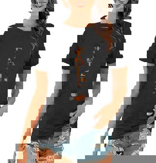 Happy Fall Yall Pumpkin Halloween Quote Women T-shirt - Monsterry