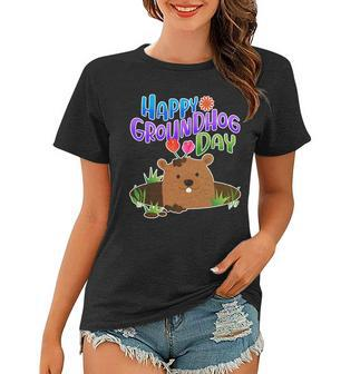 Happy Groundhog Day Tshirt V2 Women T-shirt - Monsterry