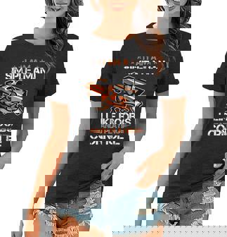 I Am A Simple Man I Like Boobs And Playing Cornhole Women T-shirt - Monsterry