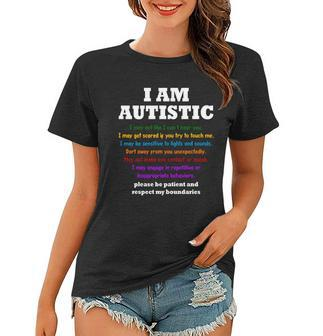 I Am Autistic Please Be Patient Women T-shirt - Monsterry UK