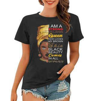 I Am Black History Month Black Girl Magic Afro Melanin Queen Women T-shirt - Thegiftio UK