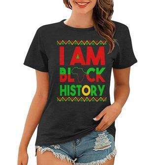 I Am Black History V2 Women T-shirt - Monsterry