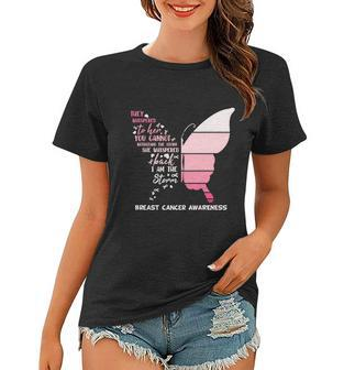I Am The Storm Buterfly Pink Ribbon Breast Caner Women T-shirt - Monsterry DE