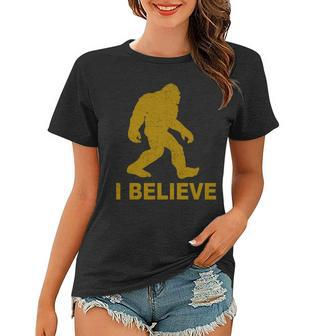 I Believe Sasquatch Bigfoot Women T-shirt - Thegiftio UK