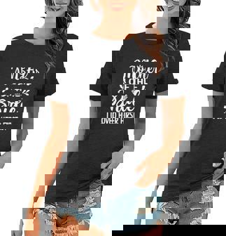 I Loved Her First Mother Of The Bride Mom Bridal Shower Women T-shirt - Monsterry