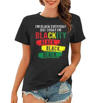 I M Blackity Black African American Black Power Juneteenth Women T-shirt - Thegiftio UK
