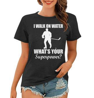 I Walk On Ice Whats Your Superpower Tshirt Women T-shirt - Monsterry UK