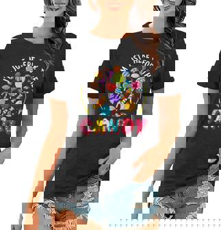 Im Just Here For The Candy Halloween Cute Lollipop Sweets Women T-shirt - Thegiftio