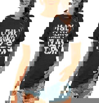Im Only Talking To My Dog Today V2 Women T-shirt - Monsterry