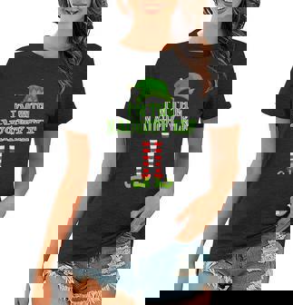 Im The Naughty Elf Matching Family Christmas Women T-shirt - Monsterry