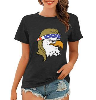 Independence 4Th Of July Usa American Flag Eagle Mullet Gift Women T-shirt - Monsterry DE