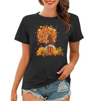 Its Fall Yall Cute Gnomes Pumpkin Autumn Tree Fall Leaves V2 Women T-shirt - Thegiftio UK