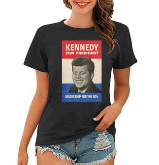 John F Kennedy 1960 Campaign Vintage Poster Women T-shirt - Monsterry DE