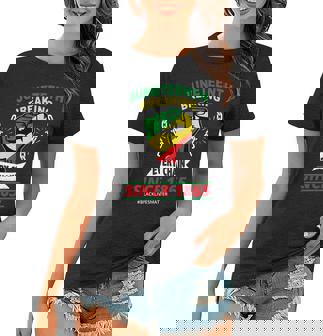 Juneteenth Breaking Every Chain Since V2 Women T-shirt - Thegiftio