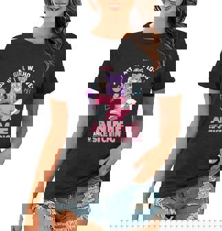 Just A Girl Who Loves Anime And Sketching Women T-shirt - Monsterry