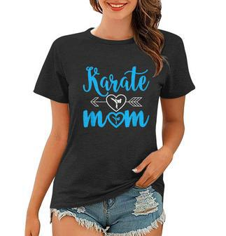 Karate Mom Funny Proud Karate Mom Graphic Design Printed Casual Daily Basic Women T-shirt - Thegiftio UK