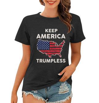 Keep America Trumpless Gift V18 Women T-shirt - Monsterry AU