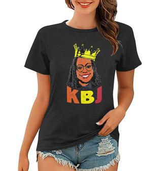 Ketanji Brown Jackson Retro Kbj Crown Tshirt Women T-shirt - Monsterry