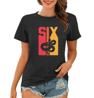 Kids 6Th Birthday Vintage Snake Lover Pet Reptile 6 Years Old Women T-shirt - Monsterry