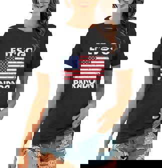 Lets Go Brandon Lets Go Brandon Flag Women T-shirt - Monsterry