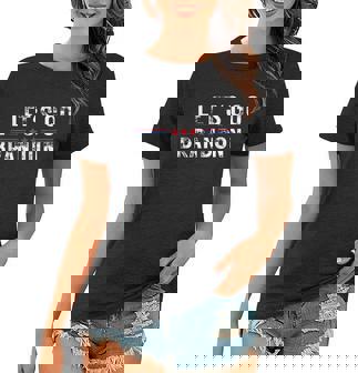 Lets Go Brandon Vintage Lets Go Brandon Graphic Design Printed Casual Daily Basic Women T-shirt - Thegiftio