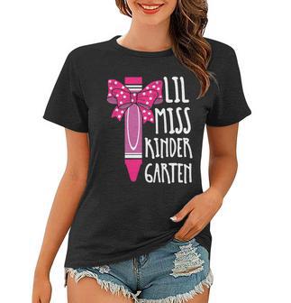 Little Miss Kindergarten Cray On Back To School First Day Of School Women T-shirt - Monsterry AU