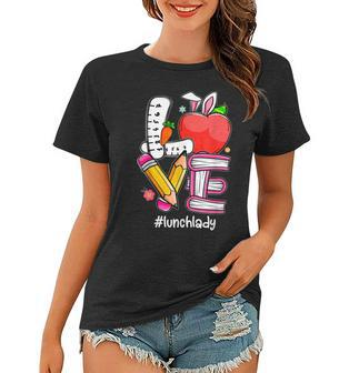 Love Easter Lunch Lady Bunny Im The Lunch Lady Easter Day Women T-shirt - Thegiftio UK