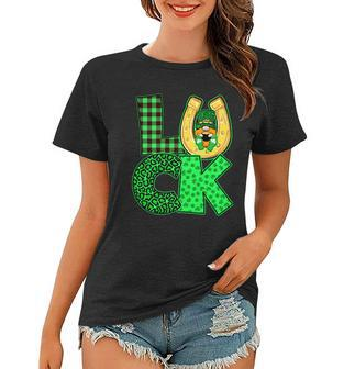 Luck St Patricks Day Lucky Leprechaun Cute Women T-shirt - Thegiftio UK